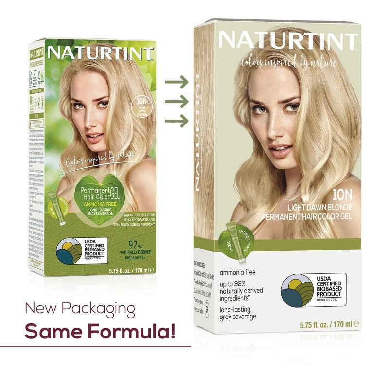 Naturtint 10N Light Dawn Blonde Hair Coloring Agent Plant Based