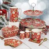 The Leonardo Collection LP52813 Christmas Berry Thief - Tea Towel