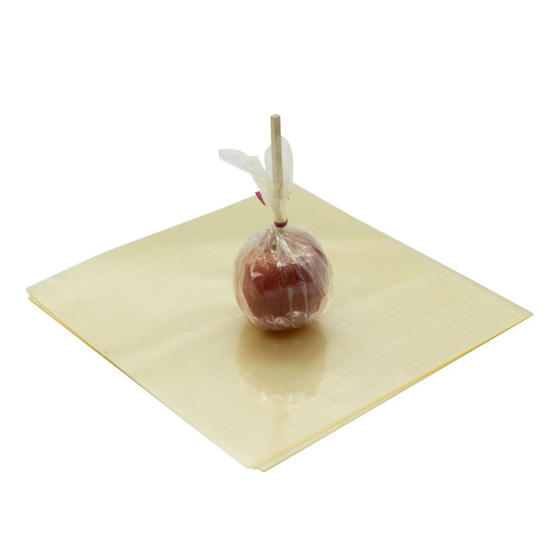 Yolli Toffee Apple Wrappers Clear Polyprop-12 x 12"- (1Pk) Pack