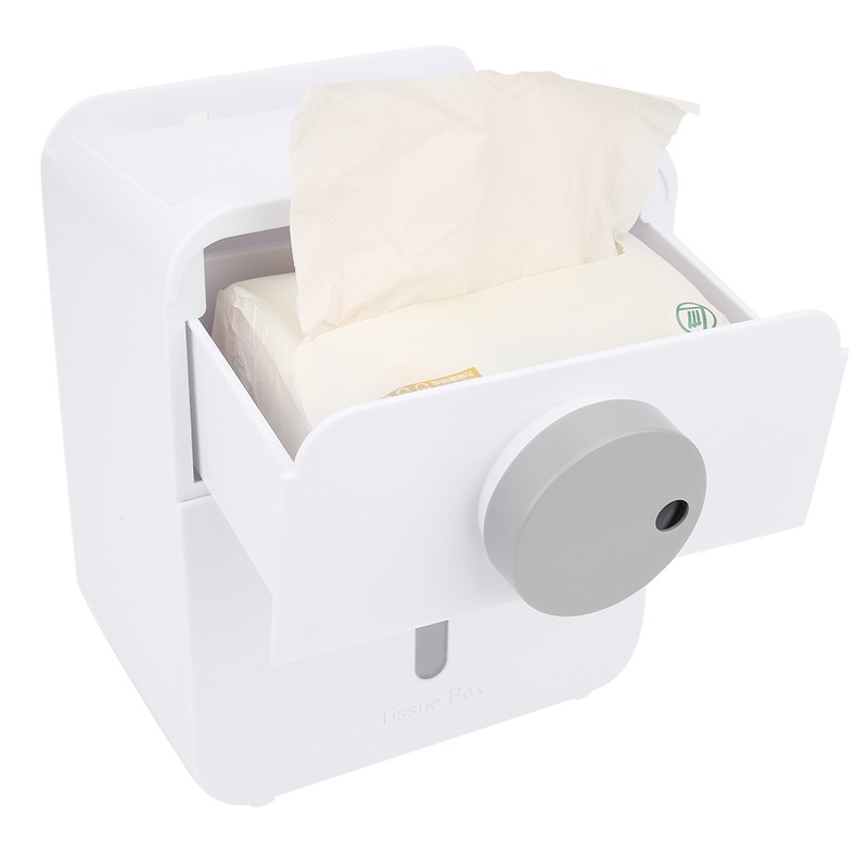 Waterproof WallMounted Toilet Roll Paper Rack Holder with Top Shelf
