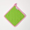 Homescapes 100% Pure Cotton Apron Washable Kitchen Apron with Pouch