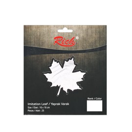 Rich Leaf Rocker Silver 25 16 x 16 - Thin Silver Foil for Decorative Ornaments and Restoration Work, 25 Sheets, High Gloss Effect, Ideal for Art Projects