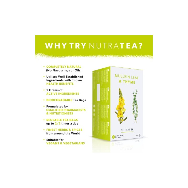 Nutra Tea Nutratea - Té de Gordolobo y Tomillo -