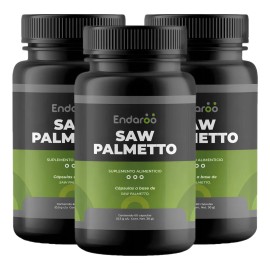 Saw Palmetto 1000 Mg | 180 Cápsulas Pack 3 Frascos Sabor Sin Sabor
