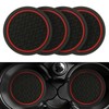 4PCS Car Cup Holder Coasters,2.75 Inch Anti-Slip Car Coasters