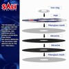 SALI 100 Pack Cut Off Wheel 4 1/2 Inch Cutting
