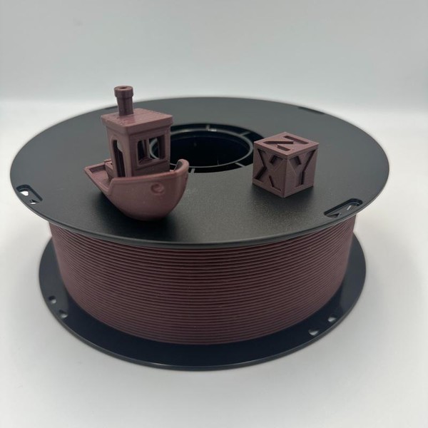 Recycled PLA Filament for 3D Printing - From recycled prints:_Red_10