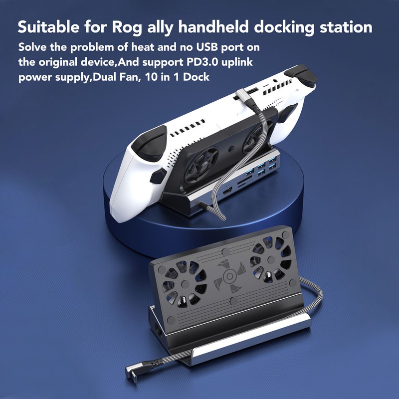for Steam Deck Docking Station 10 in 1 for Rog