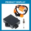 Silscvtt CDI Ignition Coil Spark Plug Replacement for Polaris Trail