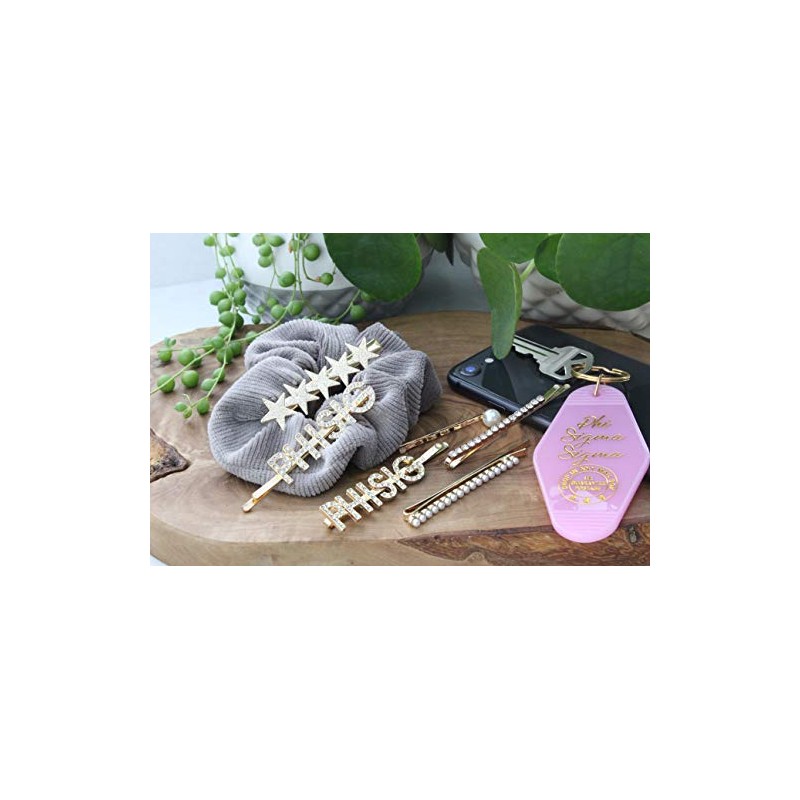 Phi Sigma Sigma - Sorority Hair Clips - 6/pack