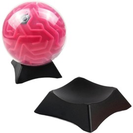 1 Pc Black Ball Stand Display Stand,Memorabilia Display and Storage,Exercise Ball Chair Stand Base,Sport Ball Display Rack,Soccer Ball Display Stand Holder,Stability Stand for Basketball Football