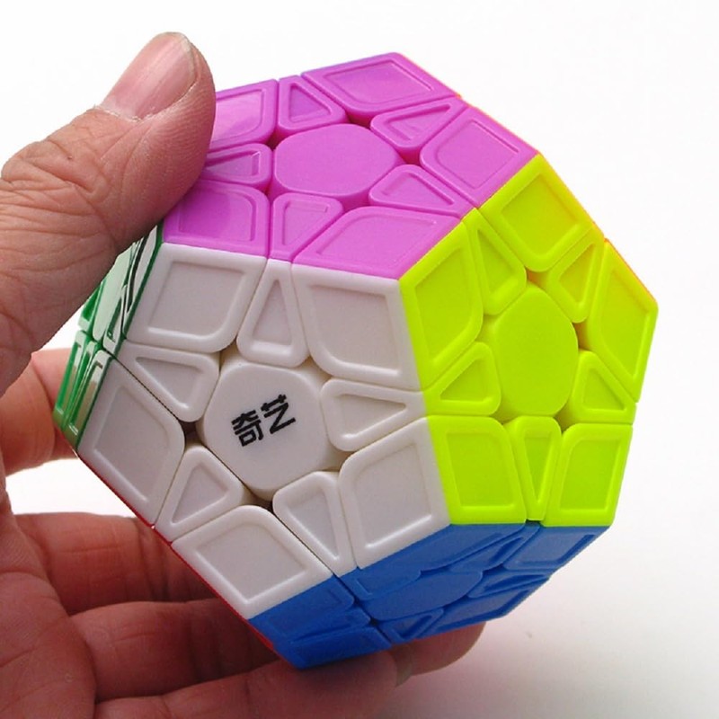 Megaminx Speed Cube, Stickerless 3x3x3 Pentagonal Speed Cube Dodecahedron Magic
