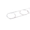 DIYUCAR Stainless Steel Car Interior Gear Shift Panel Button Frame