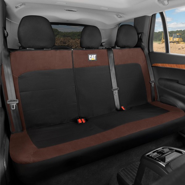 CAT CAT MeshFlex Brown & Black Rear Seat Cover for