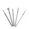5pcs Diamond Nail Machine Drill Bit Nail Foot Cuticle Clean