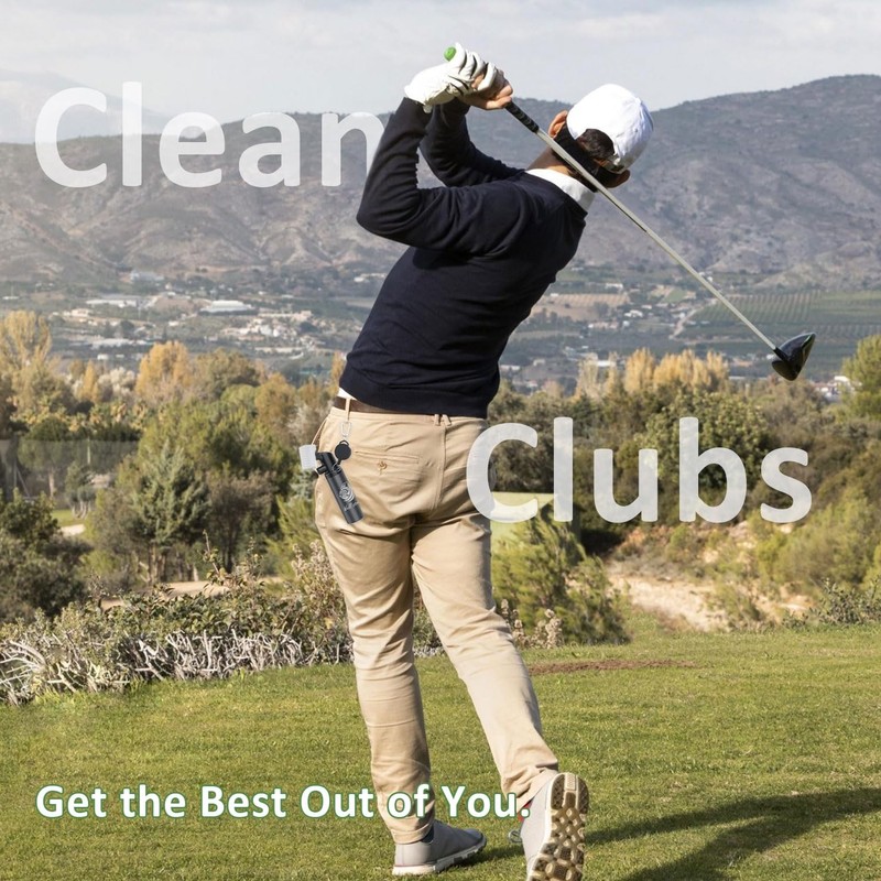 Pro Golf Club Cleaner - 4oz Water Bottle with Groove