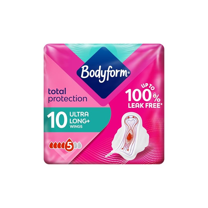 Bodyform Cour-V Ultra Long Sanitary Towels Wing 10 Pack
