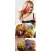 Feather & Elm Neon pink hair extension clip in