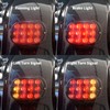 HCmotorku Motorcycle Tail Lamp LED Brake Turn Signal Integrated Tail