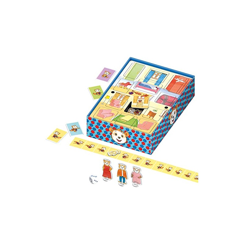 Schmidt Spiele 40622 Where is Bobo Dormouse, Children's Game, Colourful