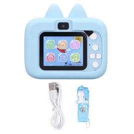 Kids Camera Toys Multifunctional High Definition Lightweight Cute Appearance Cartoon Small Camera for Girls Boys X900M Blue