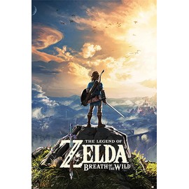 The Legend Of Zelda: Breath Of The Wild - Gaming Poster (Link/Sunset) (Size: 24" x 36")