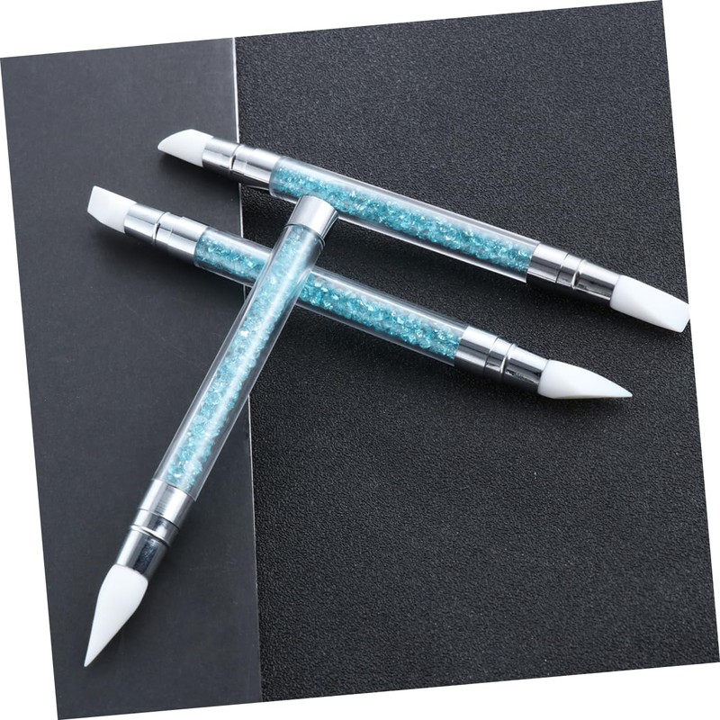 Mikinona 2sets Double-head Nail Builder Gel Kit Art Brushes Tools