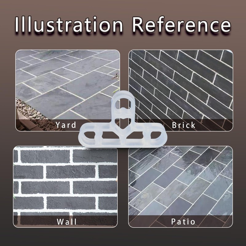 620 pcs 3/8 Inch Brick Veneer spacer Ceramic Tile Masonry