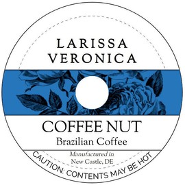 Coffee Nut Brazilian Coffee (Single Serve K-Cup Pods) (Gourmet, Naturally Flavored, Whole Coffee Beans) (12 pods, ZIN: 572274) - 2 Pack