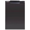 TRUSCO TCBMA4EBK Clipboard with Pen Holder (with Magnet) A4 Vertical Black 9.2 x 12.6 inches (234 x 321 mm) Durable