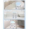Swivel Shower Stool for Inside Shower, 360° Rotating Shower Seat