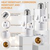 Enhon 2 Pack Light Socket Outlet Adapter, 2/3 Prong Light