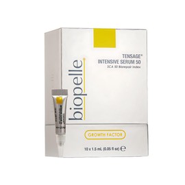BiopelleBrand Tensage Growth Factor Intensive Serum 50, 10 Count(1.5ml) 0.05oz, Facial Serum with SCA 50 Biorepair Index