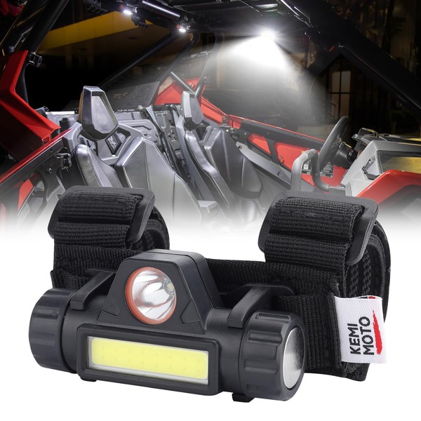 KEMIMOTO UTV Dome Light Roll Bar Cage Mount Interior Lights