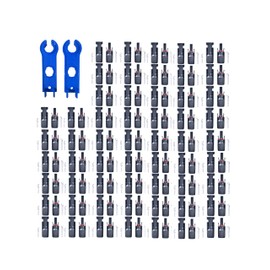 DaChendianzi 100PCS Solar connectors 50 Pairs Solar Panel Connectors with 2 Wrenches, Solar Connector with IP67 Waterproof Solar Panel Wire connectors (50pair)