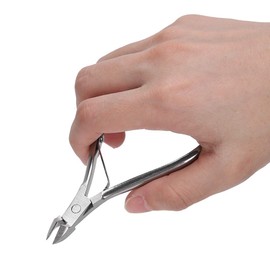 Joyzan Cuticle Nipper, Stainless Steel Nail Trimmer Professional Toe Manicure Care Remover Clippers Spring Pedicure Cutter Dead Skin Scissor Tool Fingernails Toenails Home SPA Salon Beauty Women Men