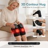 LEERCON Knee Massager with Heat Cordless Heated Knee Brace with