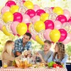 Balloons Pink Yellow, 30 Pieces 12 Inch Latex Balloons Set,