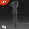 A-Premium Set of 4 Ignition Coil Pack and Iridium Spark