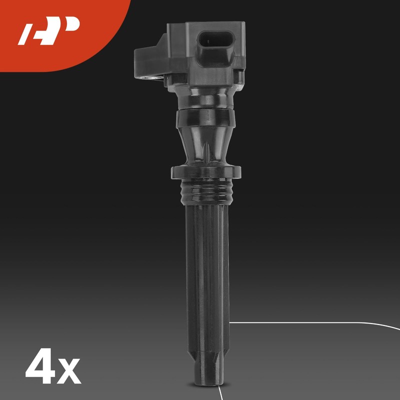 A-Premium Set of 4 Ignition Coil Pack and Iridium Spark