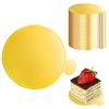 3.5 Inch Mini Cake Boards: 100pcs Golden Round Mousse Cupcake