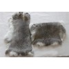 2Pack Real Natural Rabbit Fur Craft Grade Rabbit Pelts Sewing