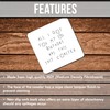 18th Birthday Present Joke Gift Drinks Coaster - Funny Rude