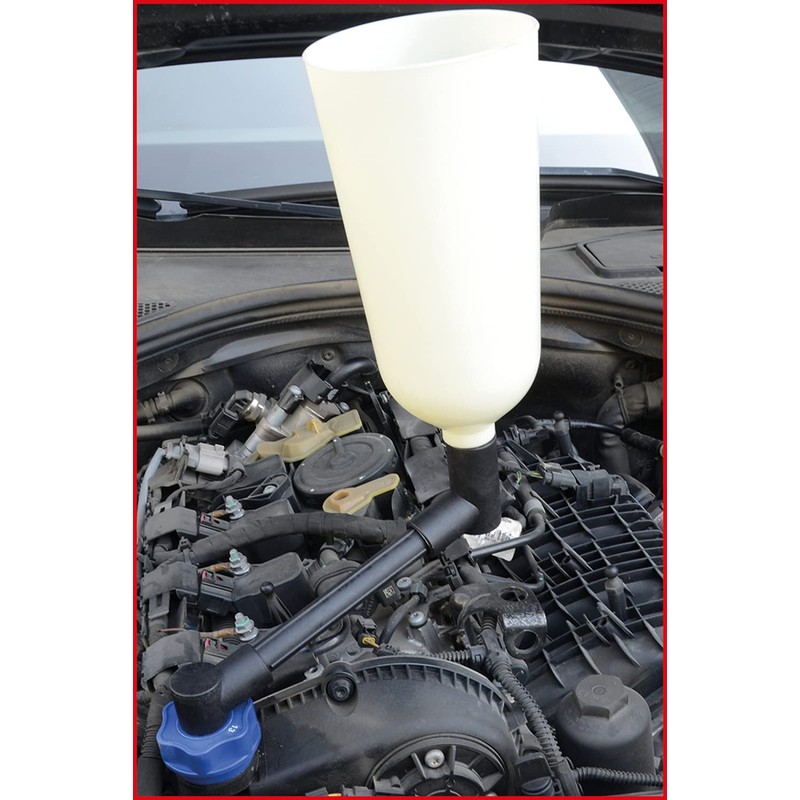 KS Tools 150.9155 Oil Filling Funnel Set with Rotating Angle