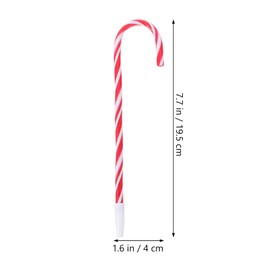DEARMAMY Pack of 6 Christmas Candy Cane Ballpoint Pens Holiday Pens Bulk Pack for Christmas Party Stationery (Red and Green)