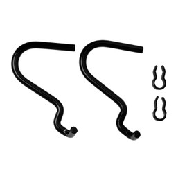 Waki Sangyo ANB-805 Black Hook, U-Shaped, 2 Pieces