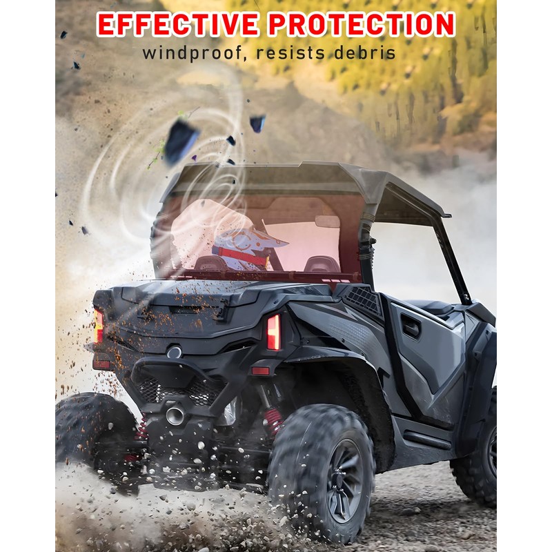 StarknightMT ZForce Soft Rear Window Compatible with CFMOTO ZForce 950