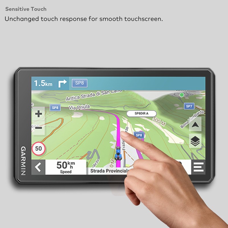 INNOSURE [2-PACK] Tempered Glass Screen Protector for Garmin Zumo XT2,