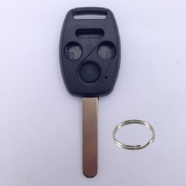 RI-KEY SECURITY - New Replacement Remote Key Shell Case for Honda Civic SI 2006-2013 4 Buttons Repair w/Chip Holder. (Please Read Full Description)