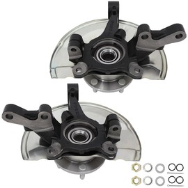 SCITOO Front Steering Knuckle Driver and Passenger Side 698-410,698-411,68088498AD,68088499AD fit for Dodge Caliber 2008-2012, for Jeep Compass 2007-2017, for Jeep Patriot 2007-2017